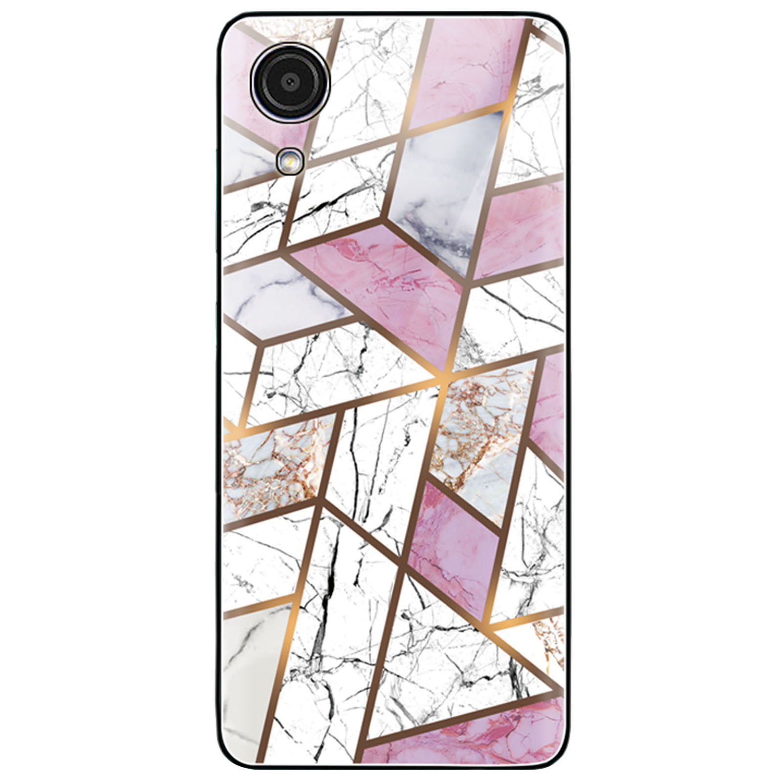 

Для Samsung Galaxy A03 Core Marble Pattere Shock Assorption Bumper Bump - Стиль H, Samsung Galaxy A03 Core