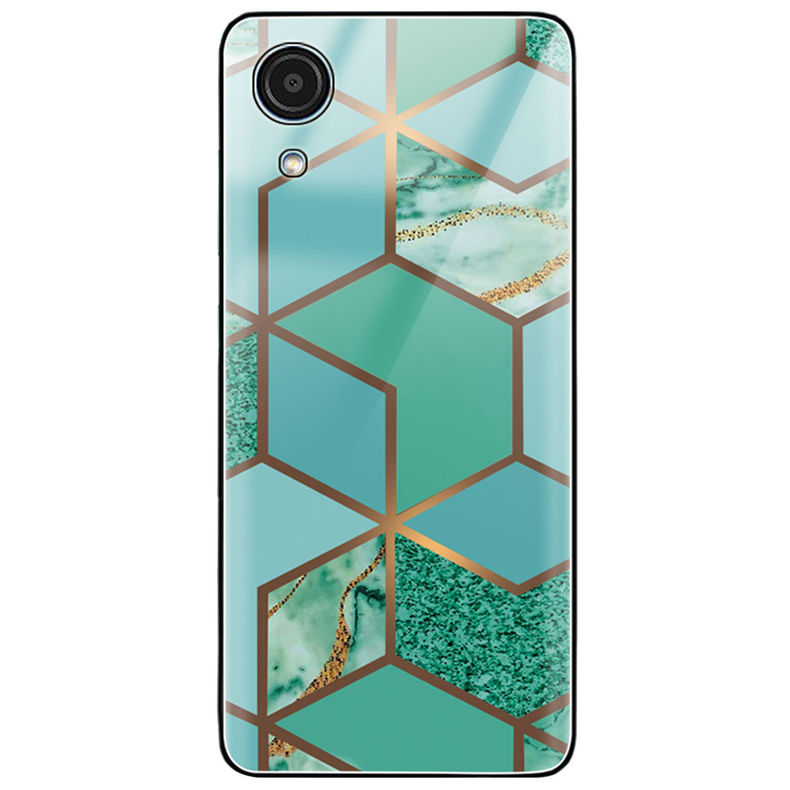 

Для Samsung Galaxy A03 Core Marble Pattere Shock Assorption Bumper Bump - Стиль O, Samsung Galaxy A03 Core
