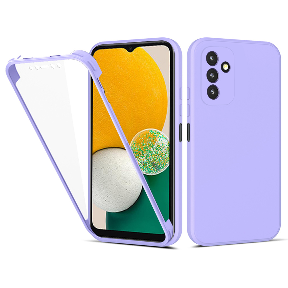 

Для Samsung Galaxy A13 5G Chase Cash Case Hard PC + Soft TPU Полная Защита от Тела Ударная Крышка 2,0 мм Прямой Края с Помощью Амортизационного Амортизатора. - Пурпурный, Galaxy A13 5G