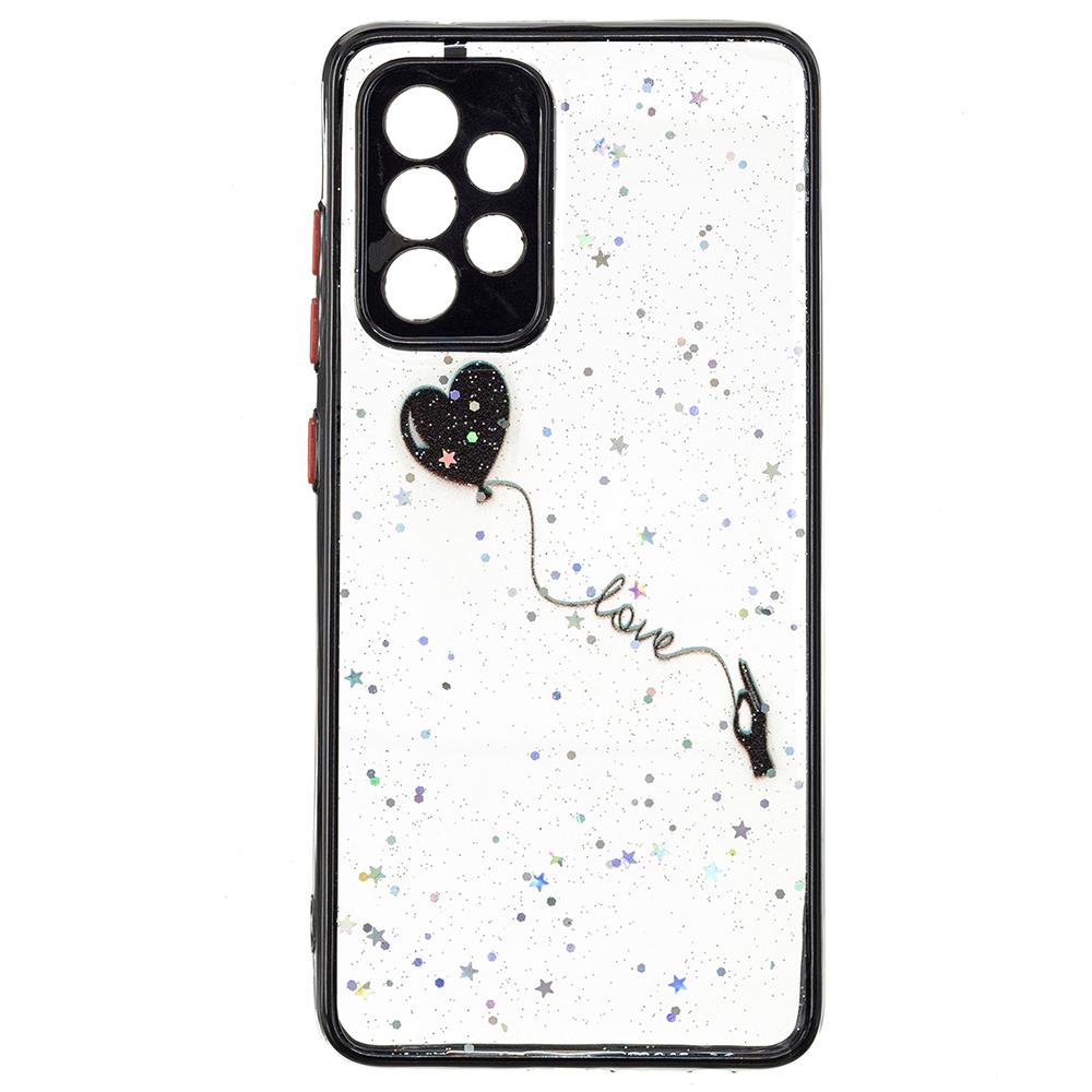 

Для Samsung Galaxy A33 5G Точная Вырезанная пк + TPU Phone Protection Case Styly Pattern Printing Обратная Крышка - Форма Сердца, Samsung Galaxy A33 5G