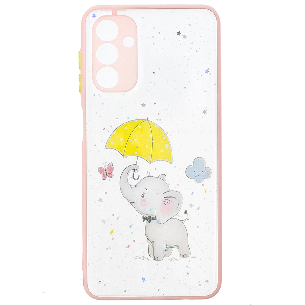 

For Samsung Galaxy A13 5G Precise Cutout PC + TPU Hybrid Phone Case Pattern Printing Protective Cover - Elephant, Galaxy A13 5G