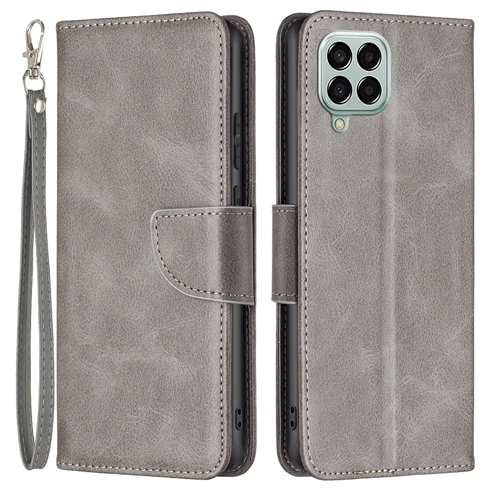 

Для Samsung Galaxy M33 5G (Global Version) BF Leather Series-4 Дизайн Кошелька. - Серый, Galaxy M33 5G (Global Version)