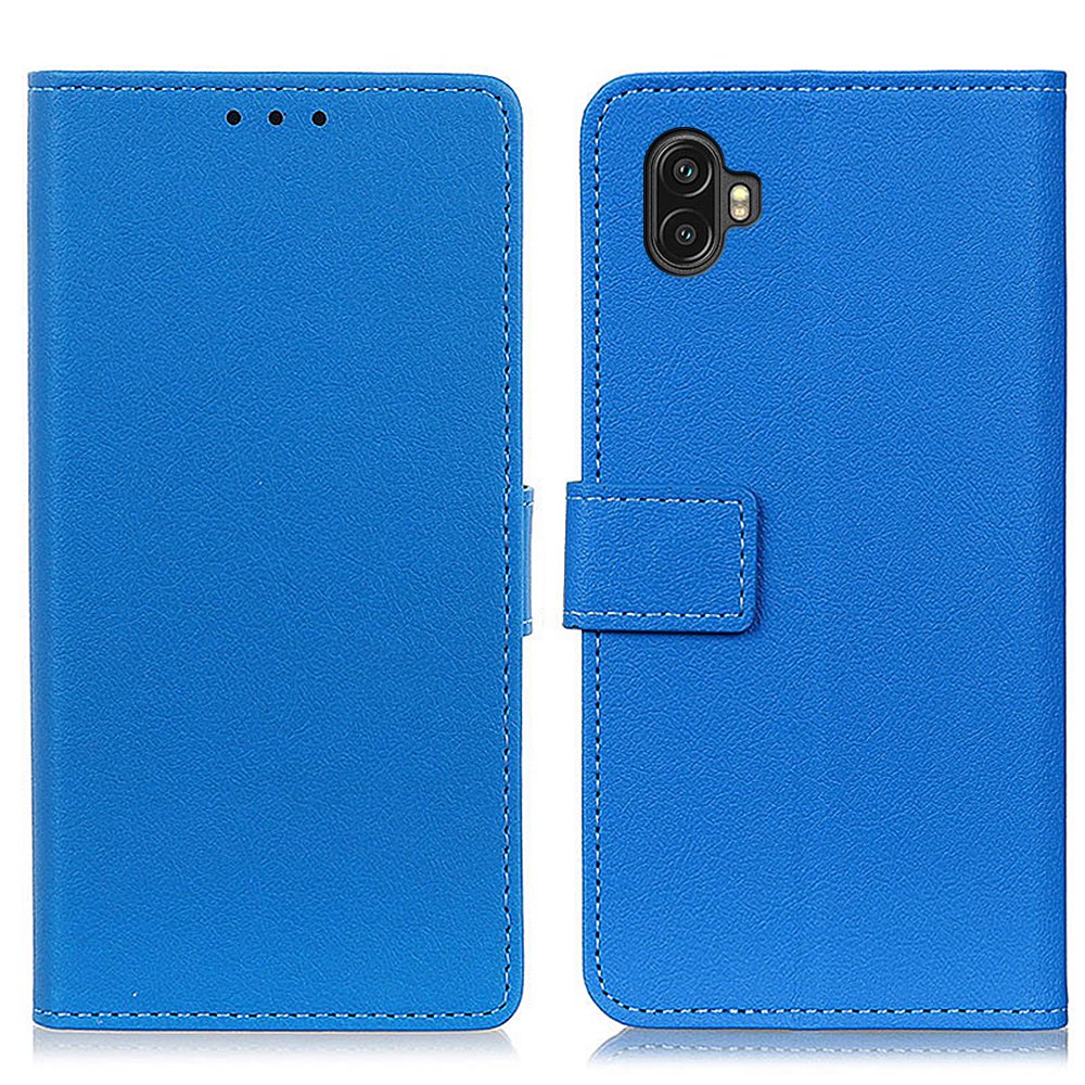 

Для Samsung Galaxy Xcover Pro 2 Магнитная Кожаная Подставка Из Кожи ПУ - Синий, Galaxy Xcover Pro 2