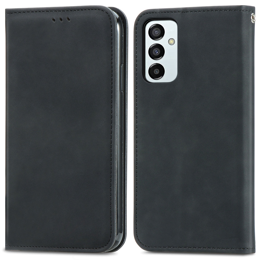 

Автоавтобированная Ретро-ретро-кожаная Раковина Для Samsung Galaxy M23 5G/F23 5G, Кожаная Подставка Для Кожи с Кожи с Кожа - Черный, Galaxy M23 5G