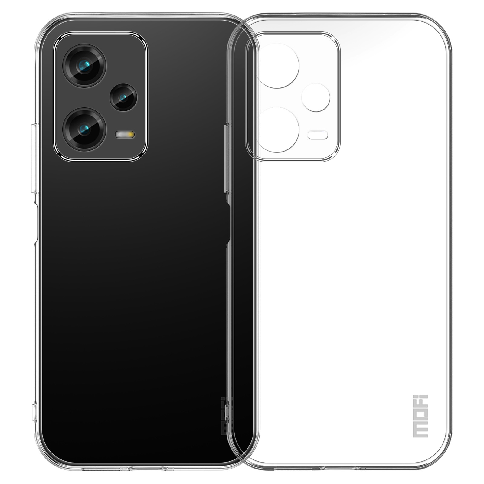

Mofi Back Shell Für Xiaomi Redmi Note 12 Pro+ 5G, Transparente Telefonhülle Anti-fall-fall-tpu-schutzabdeckung, Xiaomi Redmi Note 12 Pro+ 5G