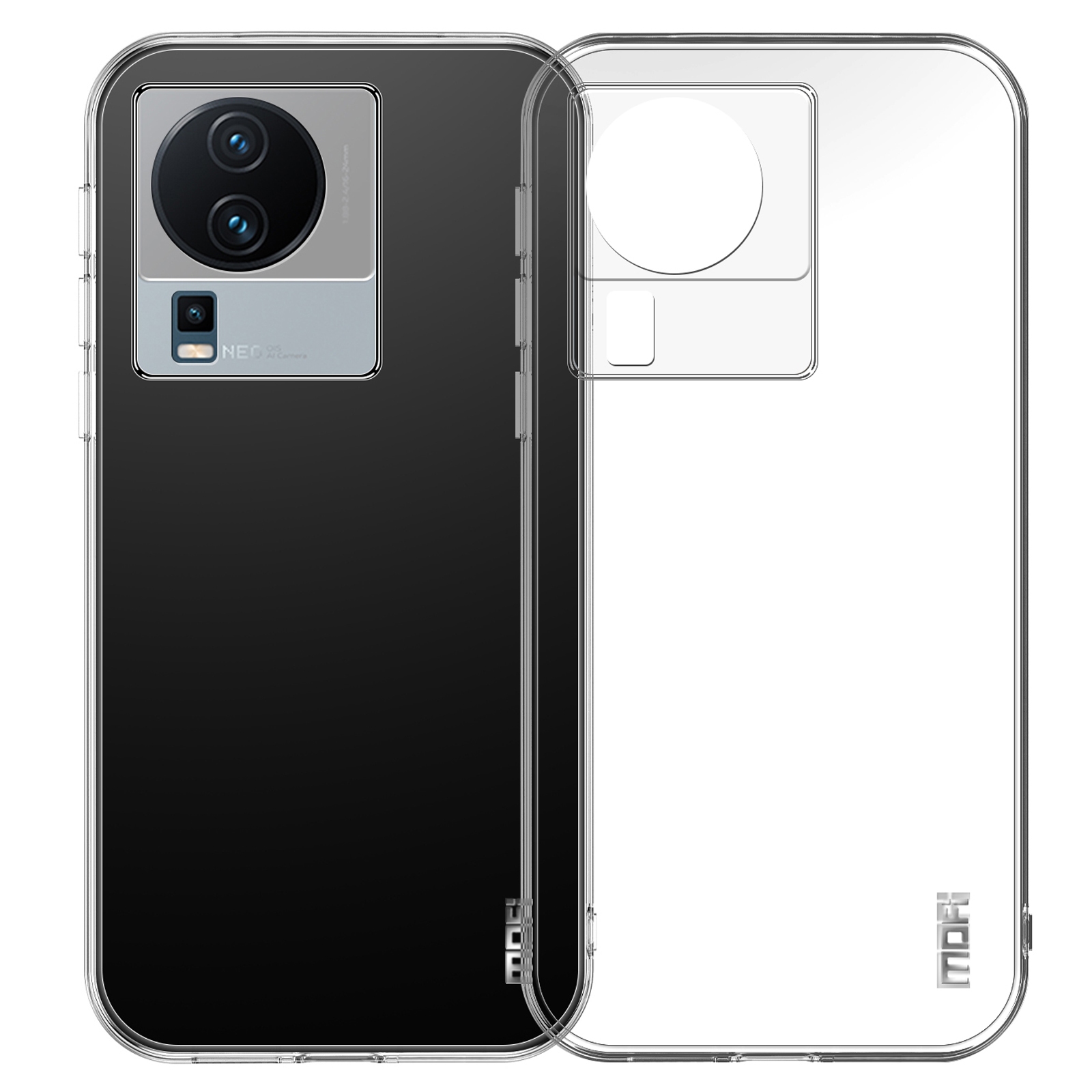 

MOFI Für Vivo Iqoo Neo7 5G Schockdes TPU -telefongehäuse, Transparent, vivo iQOO Neo7 5G