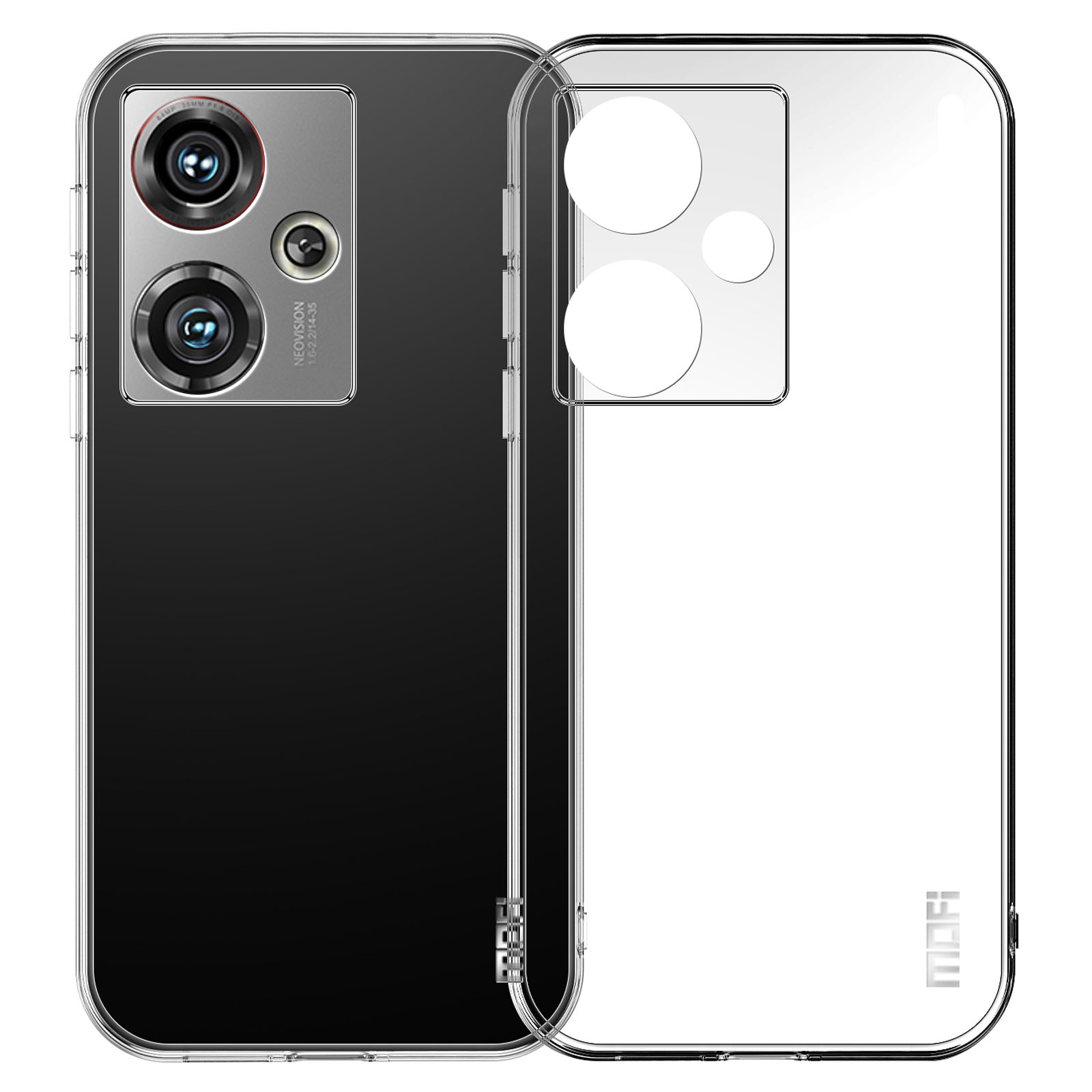 

MOFI Clear Case Für ZTE Nubia Z50, Soft TPU Schockdelefonabdeckung, ZTE nubia Z50