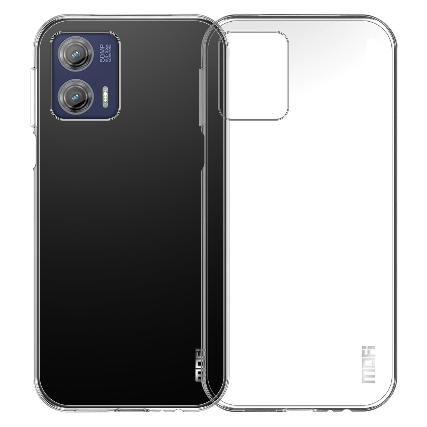 

Mofi Für Motorola Moto G73 5G Schockdopfer Hülle Transparent Weiche TPU -telefonabdeckung, Motorola Moto G73 5G