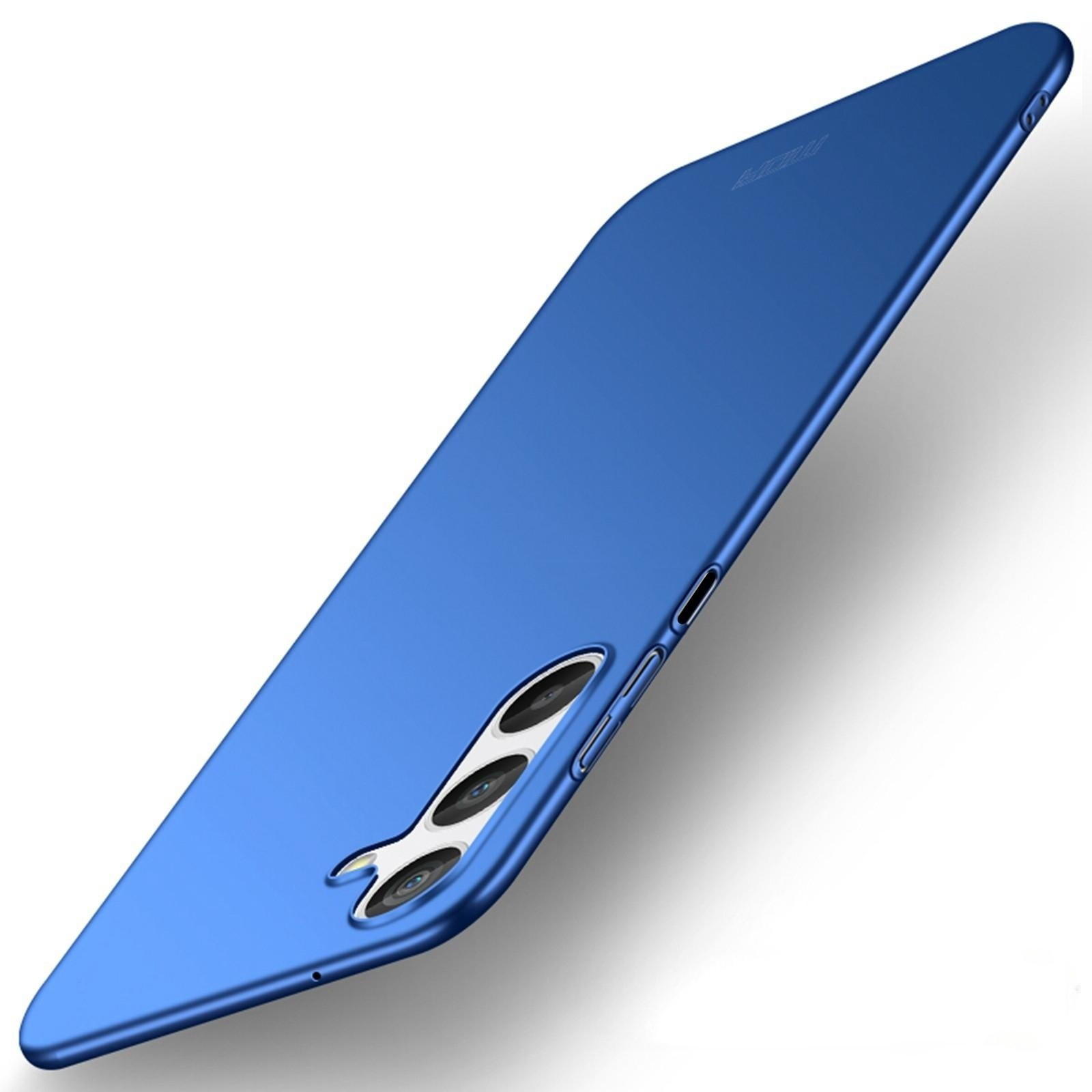 

MOFI JK PC ​​series-1-schild Für Samsung Galaxy A24 4G Hard PC Phone Hülle Fingerabdruck Kostenlos Mattes Abdeckung - Blau, Galaxy A24 4G