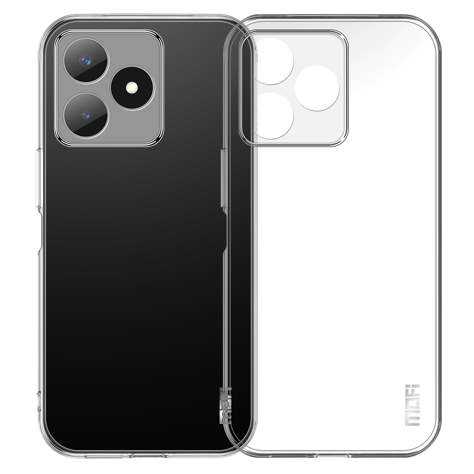 

Mofi Für Realme C53 4G / Narzo N53 4G Transparent Telefonkoffer Soft TPU -schutzhilfe, Realme C53 (Global)