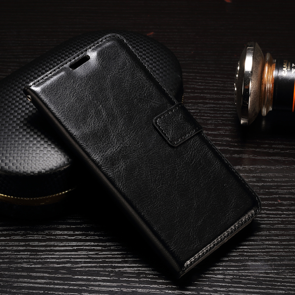 

Crazy Horse Photo Slot Wallet Leather Case for Samsung Galaxy A3 (2017) - Black, Galaxy A3 (2017)
