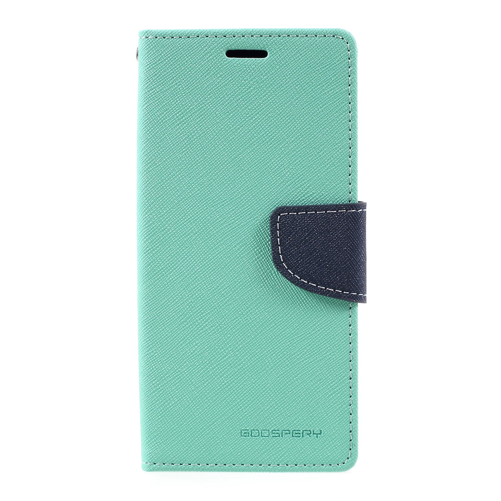 

MERCURY GOOSPERY PU Leather Wallet Phone Case for Samsung Galaxy S8 - Cyan, Galaxy S8