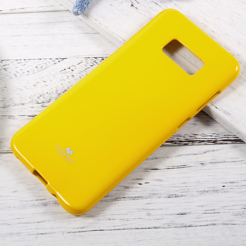 

MERCURY GOOSPERY Flash Powder TPU Back Case for Samsung Galaxy S8+ Plus - Yellow, Galaxy S8+