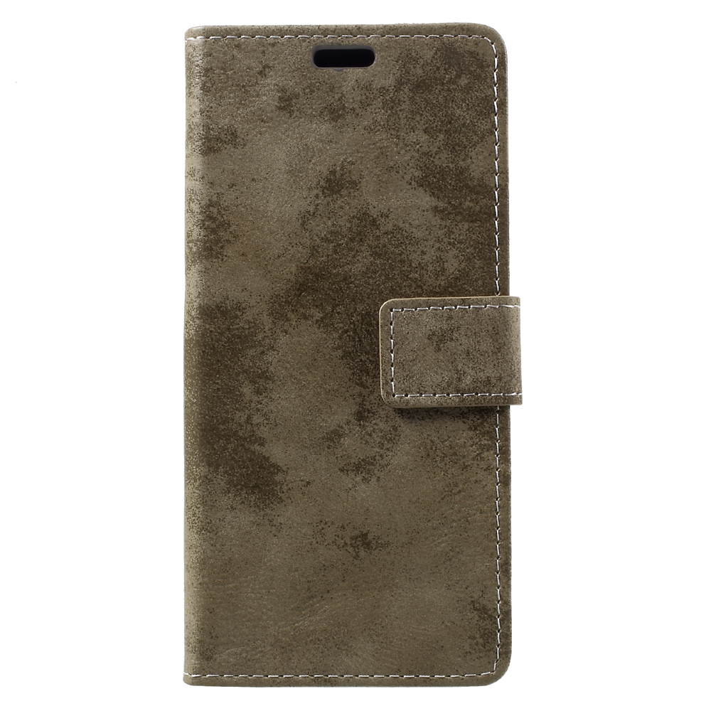 

Vintage Style Leather Stand Wallet Cover for Samsung Galaxy S8 G950 - Khaki, Galaxy S8