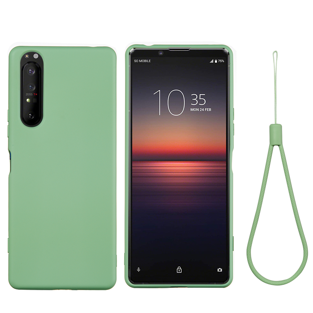 

Liquid Silicon Telefonabdeckung Hülle Für Sony Xperia 1 II - Grün, Xperia 1 II