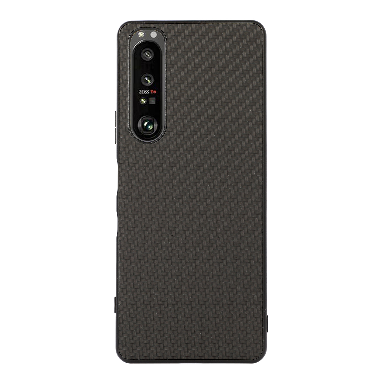 

Gut Geschützte Kohlefaser-textur Ledertuapel Für Sony Xperia 1 III 5G - Schwarz, Xperia 1 III 5G