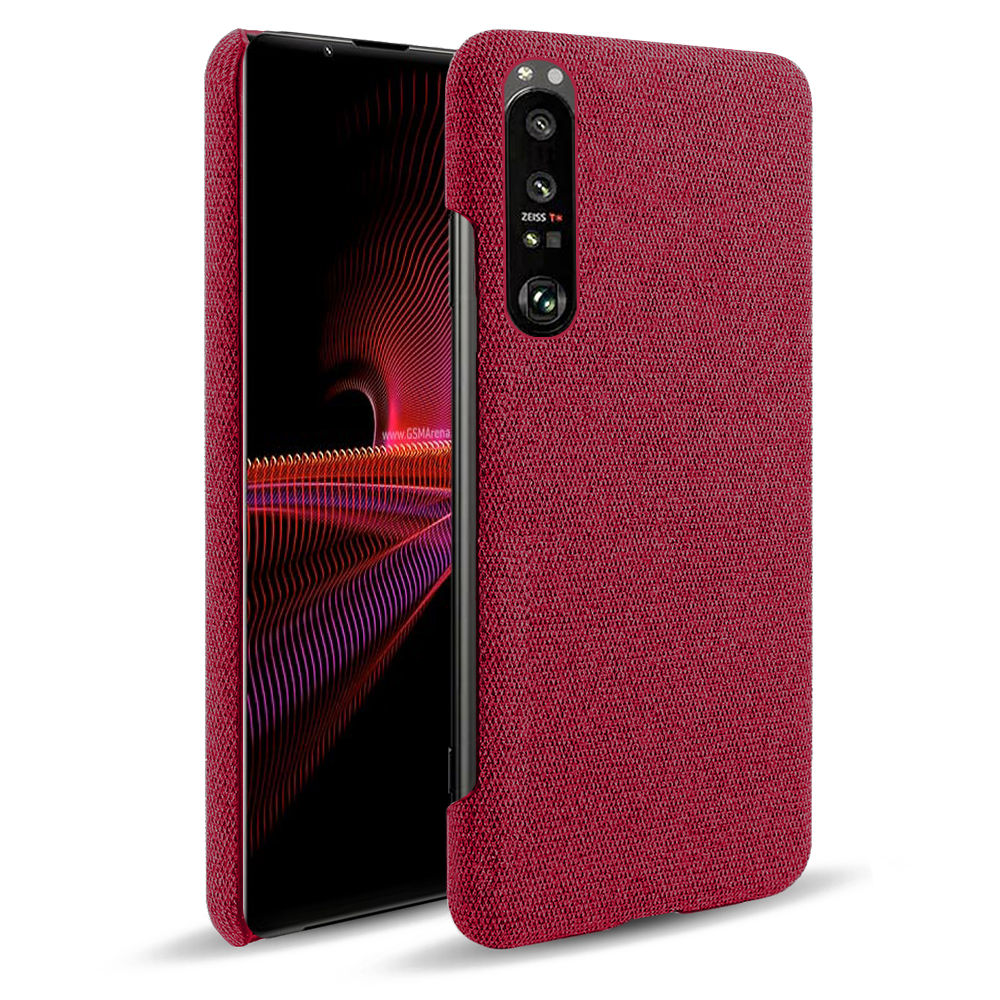 

KSQ -stoffkapitalkoffer Für Sony Xperia 1 III 5G - Rot, Xperia 1 III 5G