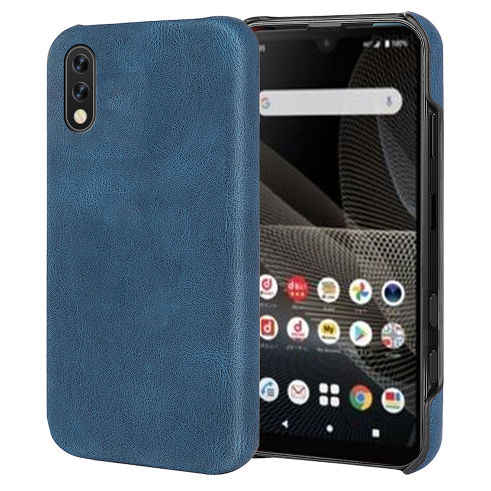 

PU Leder Beschichtete PC Schockfeste Hülle Drop-proof-schutzmobile Für Sony Xperia Ace 2 - Blau, Xperia Ace 2