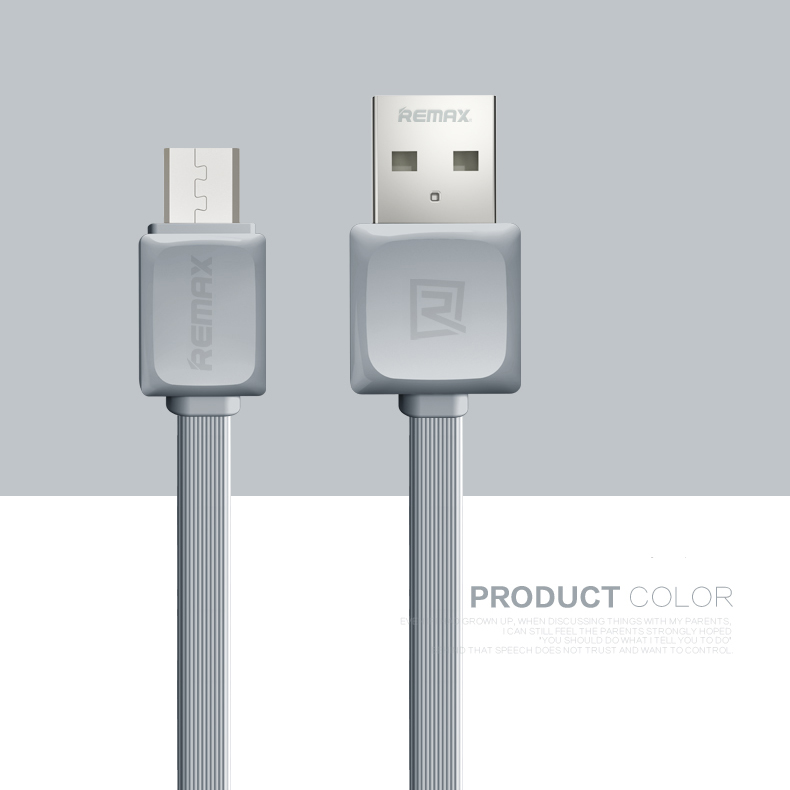 

REMAX Fast Зарядка Sync Cable Micro USB -шнур Для Samsung Sony Huawei - Серый, iPhone 12 mini