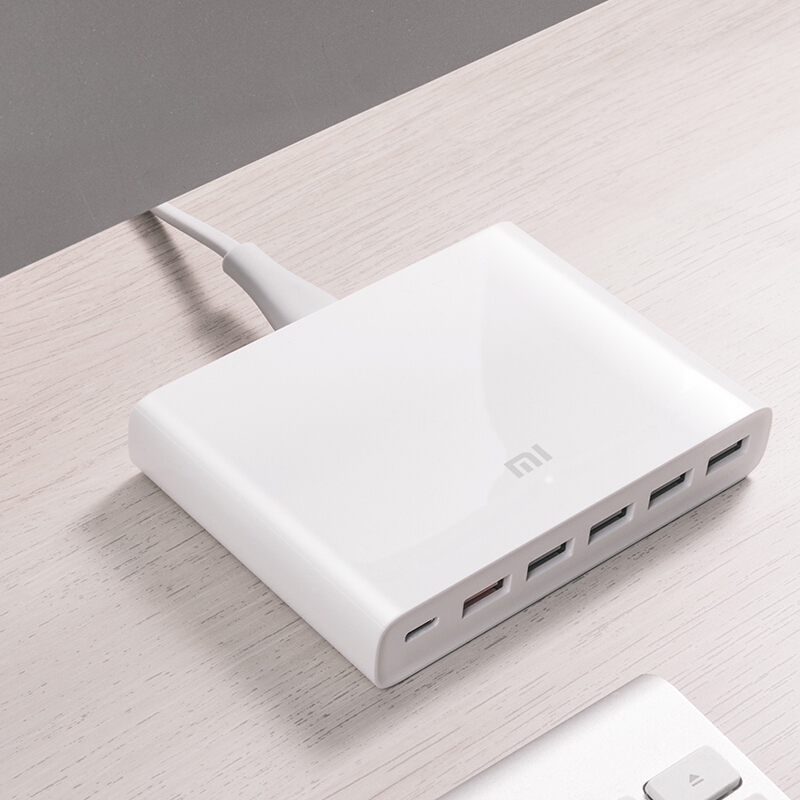 

Xiaomi CDQ06ZM 5 x USB-A 1 x USB-C 60W QC3.0 Fast Charger - US Plug, iPhone 12 mini