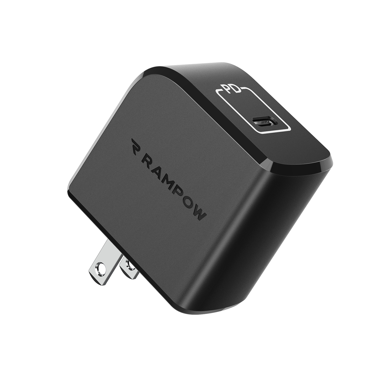 

Rampow USB C 61W Wall Charger PD 3.0 Gan Type C Адаптер Питания Движения с Помощью Складной Зарядки - Черный, Нас, MacBook Pro 13 inch (2016)