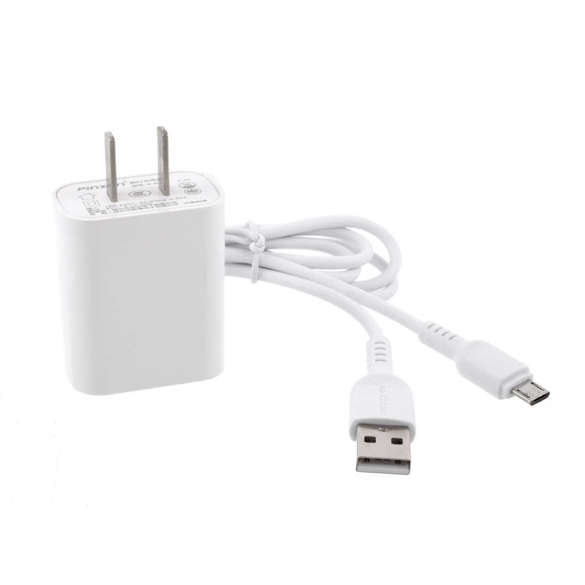 

PINZUN Wall Charger with 1m Micro USB Charging Cable, Universal