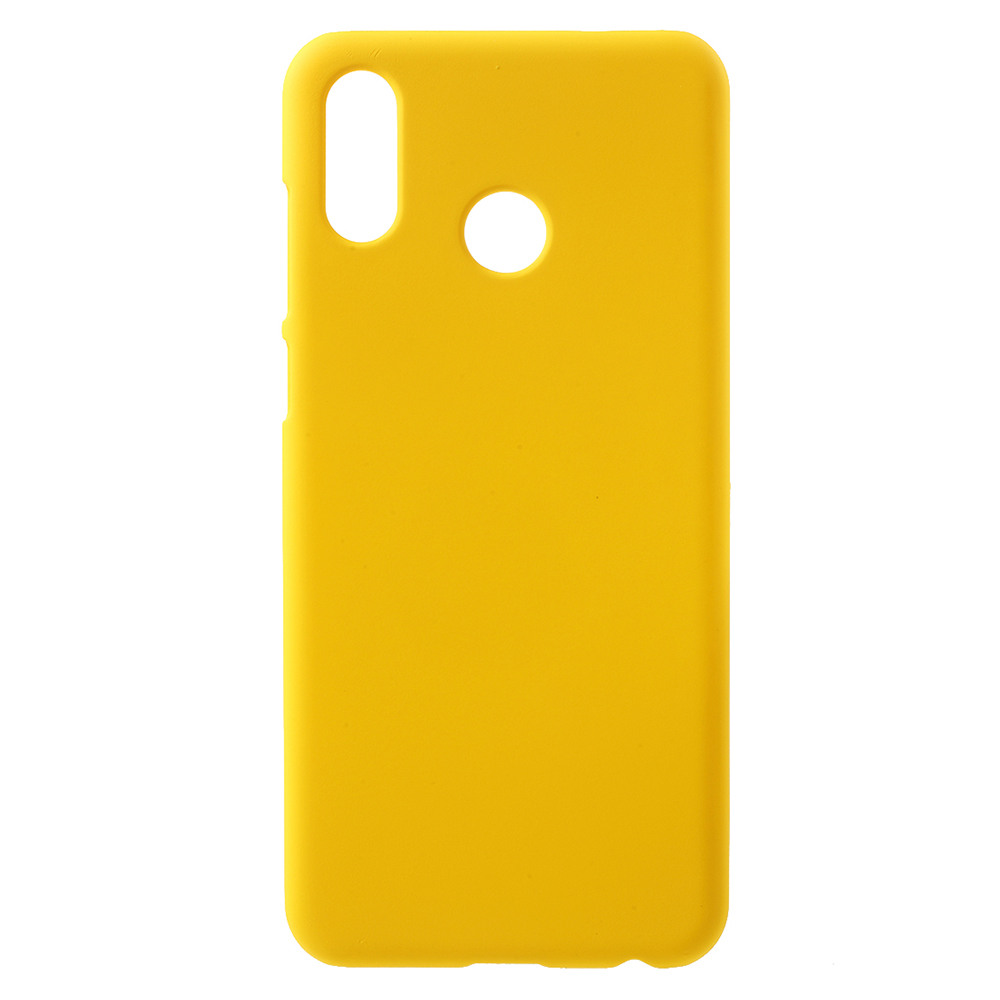 

Couvercle de Boîtier en Plastique en Plastique Caoutchouté Pour Huawei Honor Play - Jaune