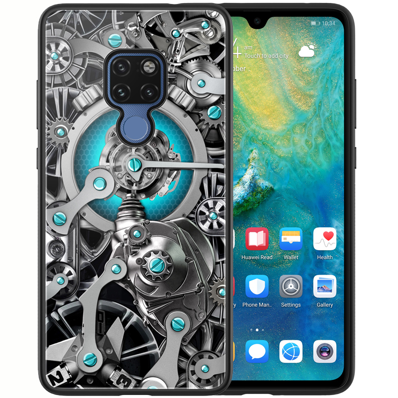 

NILLKIN Spacetime Case for Huawei Mate 20 PC TPU Tempered Glass Combo Phone Cover, Huawei Mate 20