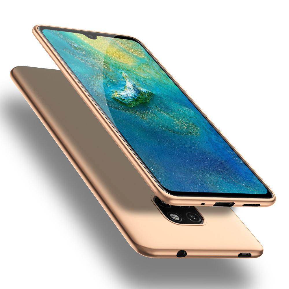 

X-level Ultra-dünn Gefrostete Tpu-schale Für Huawei Mate 20 - Gold, Huawei Mate 20