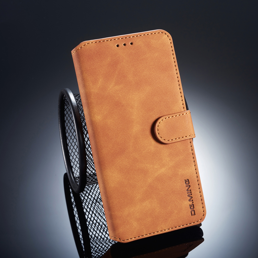 

Dg. Ming -retro -leder -brieftaschen -handy -handyschale Für Huawei Mate 20 - Braun, Huawei Mate 20