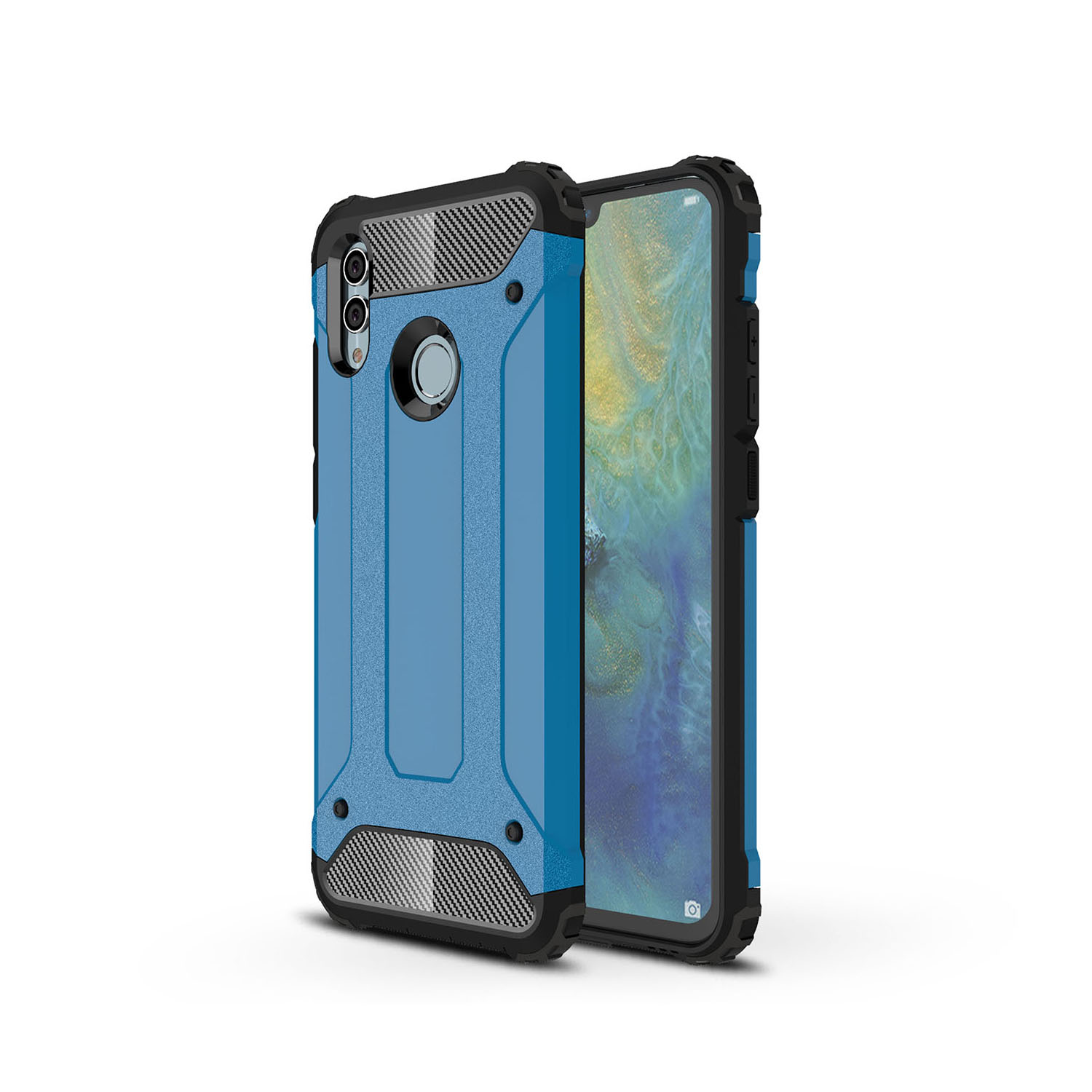 

Armor Guard Plastic + TPU Hybrid Protection Case for Huawei Honor 10 Lite - Baby Blue