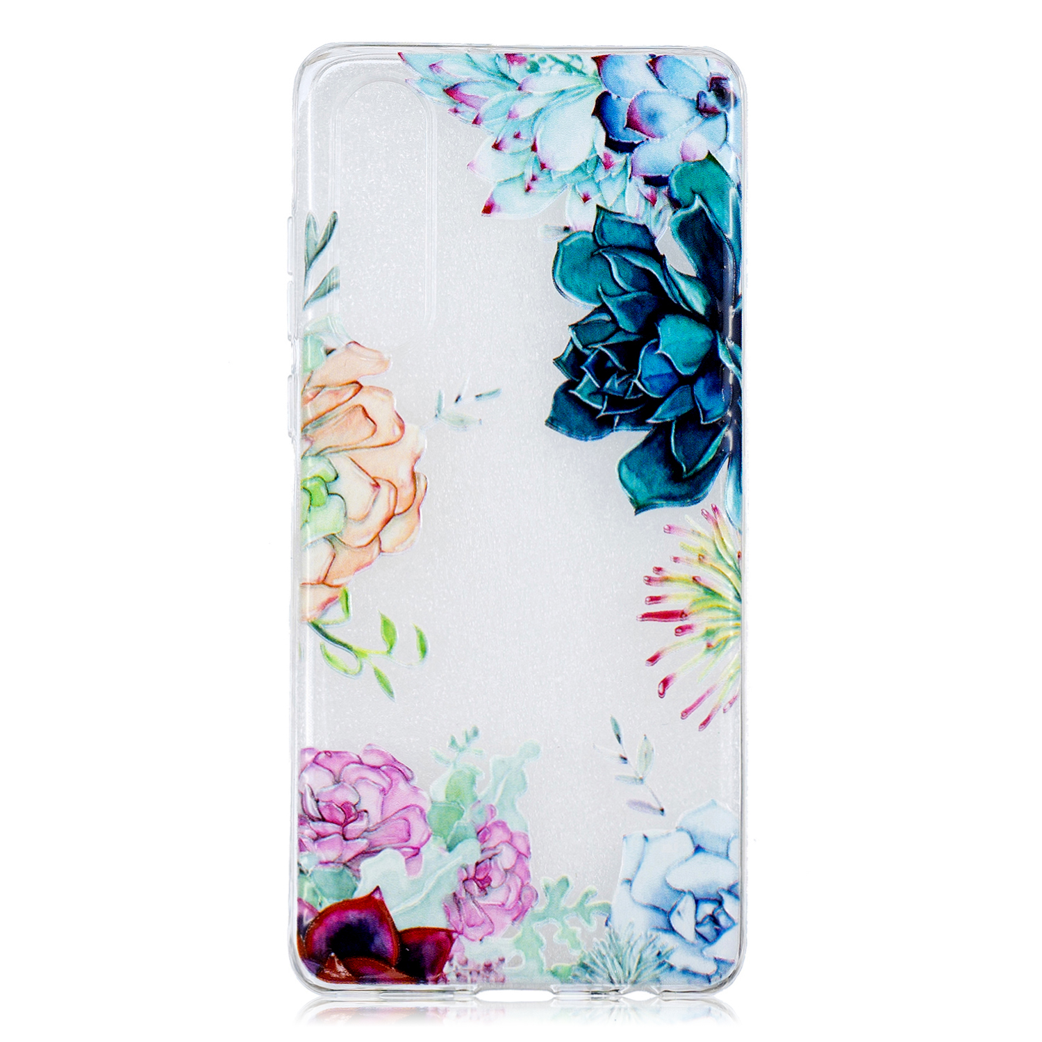 

Pattern Printing IMD Soft TPU Mobile Phone Cover for Huawei P30 - Blooming Flower, Huawei P30