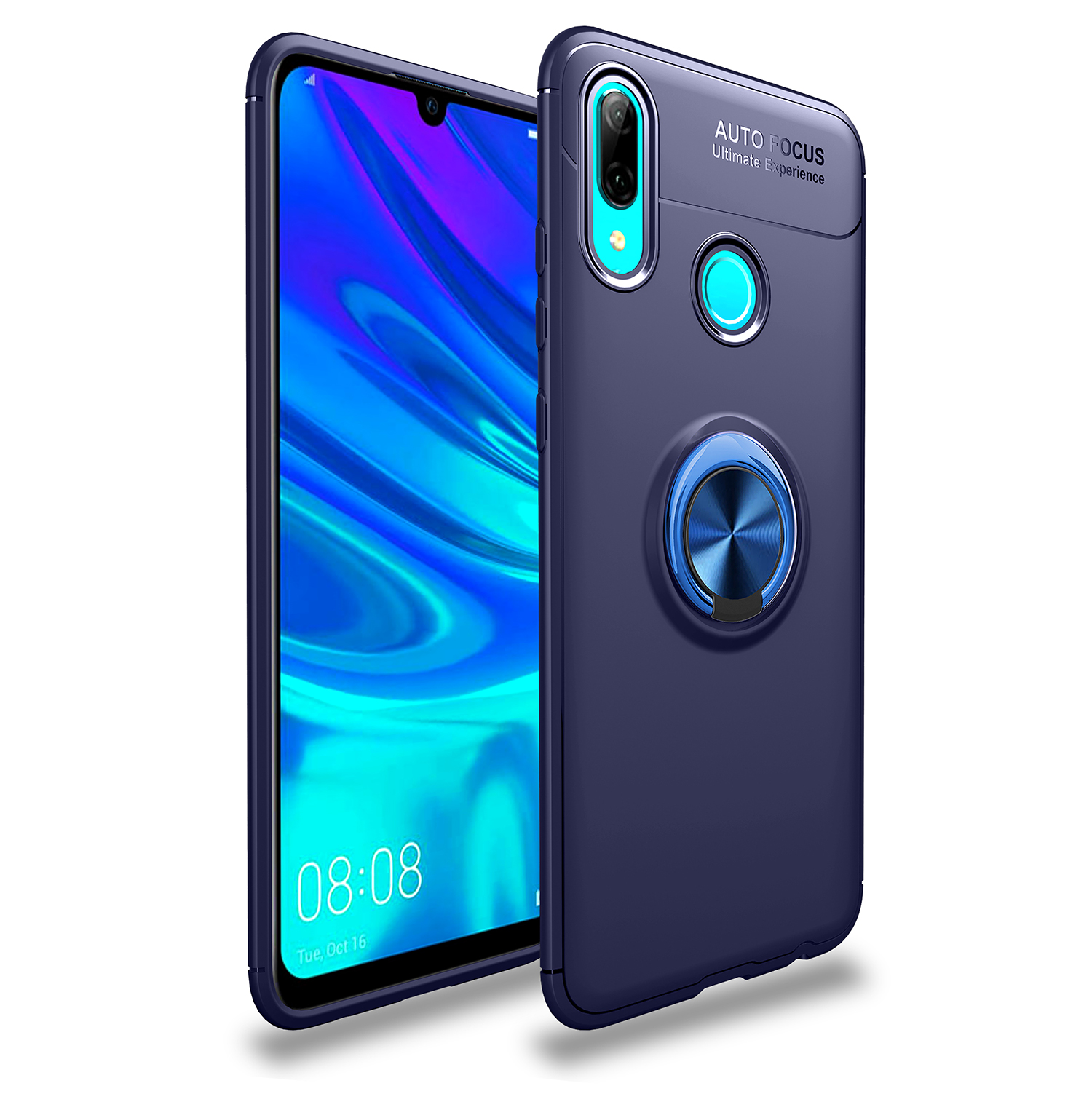 

Bague D'anneau de Doigt en Métal / P Smart (2019) - Bleu, Huawei P Smart (2019)