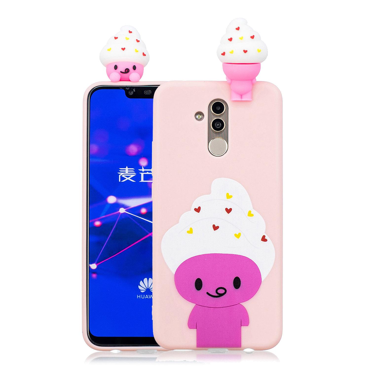 

3d Mignon Motif de Poupée Imprimer Tpu Dossier Pour Huawei Mec 20 Lite - Animal de Dessin Animé