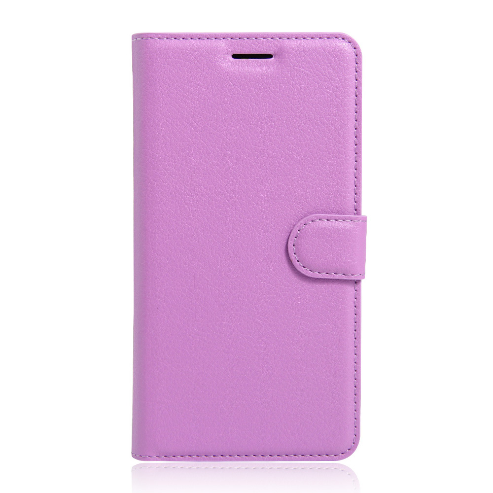 

Lychee Skin Leather Card Holder Case for Huawei Y5II / Y5II - Purple