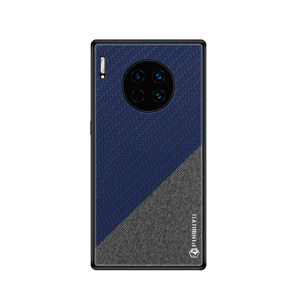 

Pinwuyo Honor -serie Lederbeschichtete TPU -gehäuse Für Huawei Mate 30 Pro - Blau, Huawei Mate 30 Pro 4G