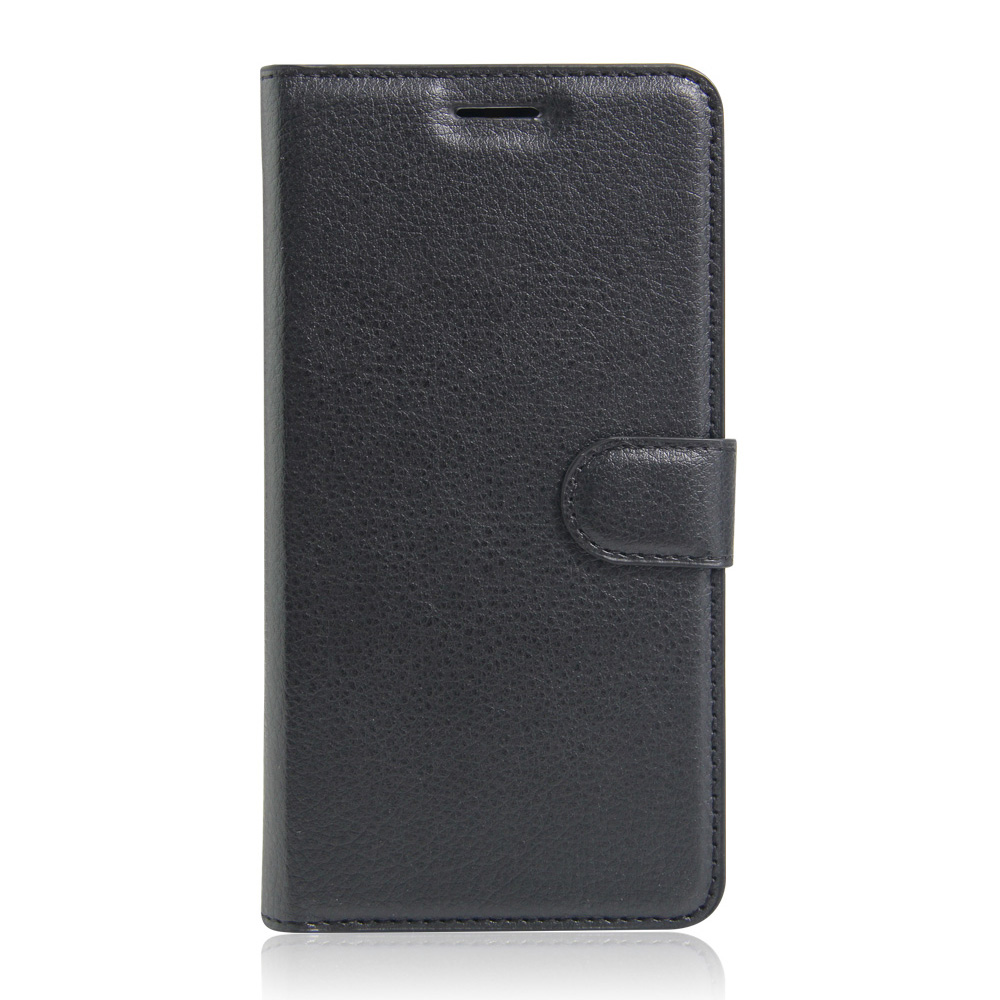 

Litchi Skin Leather Wallet Case for Huawei Honor 5c / GT3 - Black