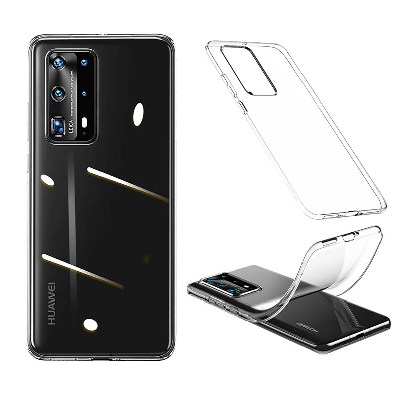 

BASEUS Simple Series Clear TPU Soft Phone Cover for Huawei P40 - Transparent, Huawei P40