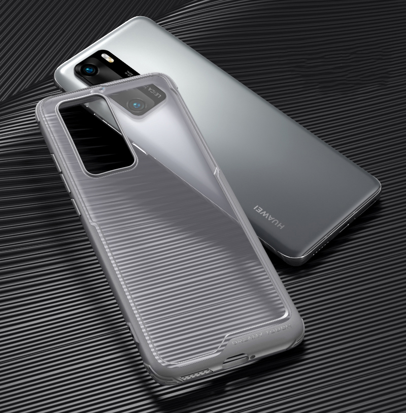 

Leeu Design Mattes Acryl +TPU -mobiltelefonabdeckung Mit Sprachkonvertierung Jack Für Huawei P40 - Grau, Huawei P40