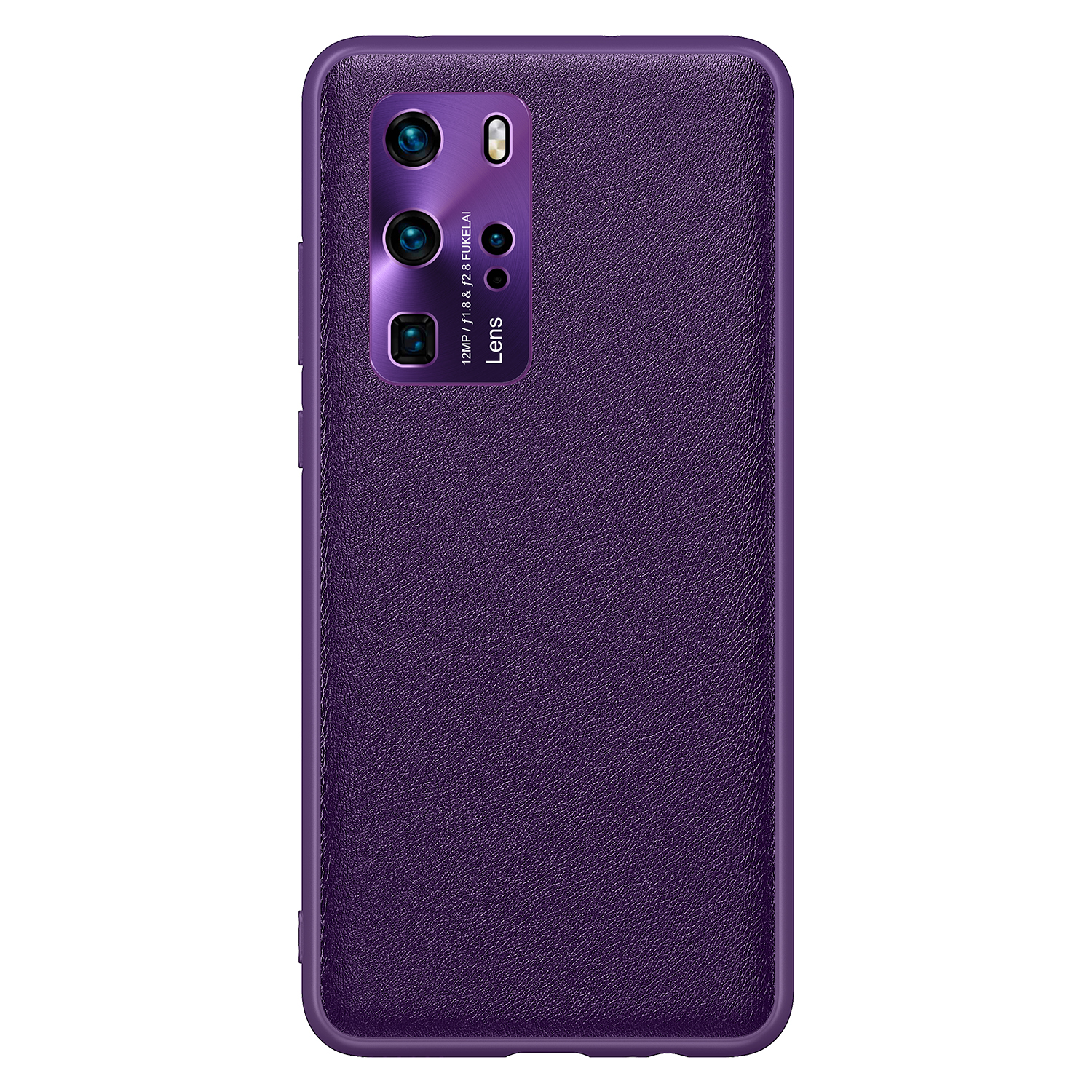 

Fukelai CD -venen -telefonhülsenabdeckung Mit Kameraabdeckung Für Huawei P40 Pro - Violett, Huawei P40 Pro