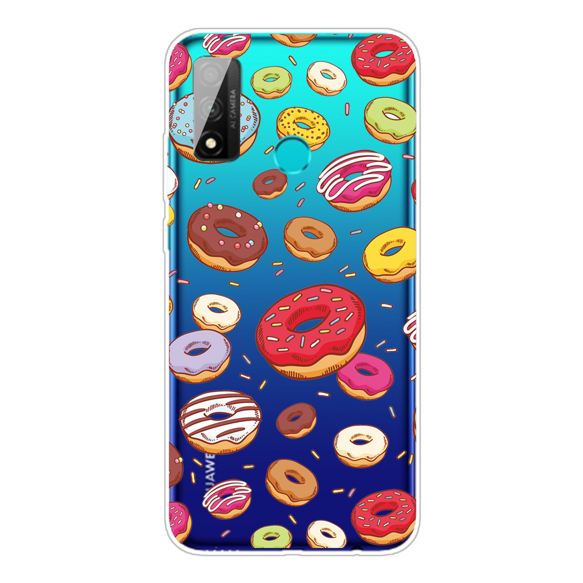 

Impression de Modèle Couverture du Boîtier de Téléphone Portable TPU Pour Huawei P Smart 2020 - Donut, Huawei Huawei P smart 2020