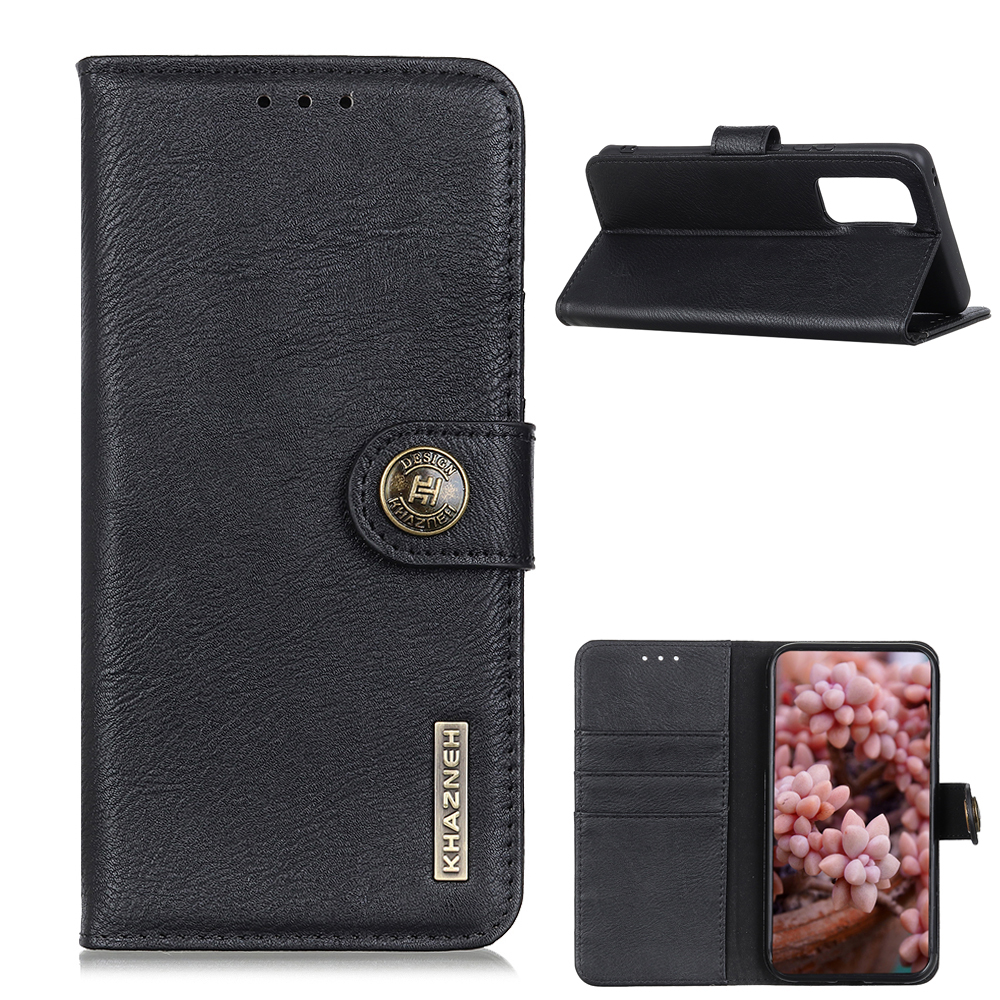 

Khazneh Leder Flip Telefonabdeckung Für Huawei P Smart 2021/Y7a Wallet Stand Hülle - Schwarz, Huawei P smart 2021