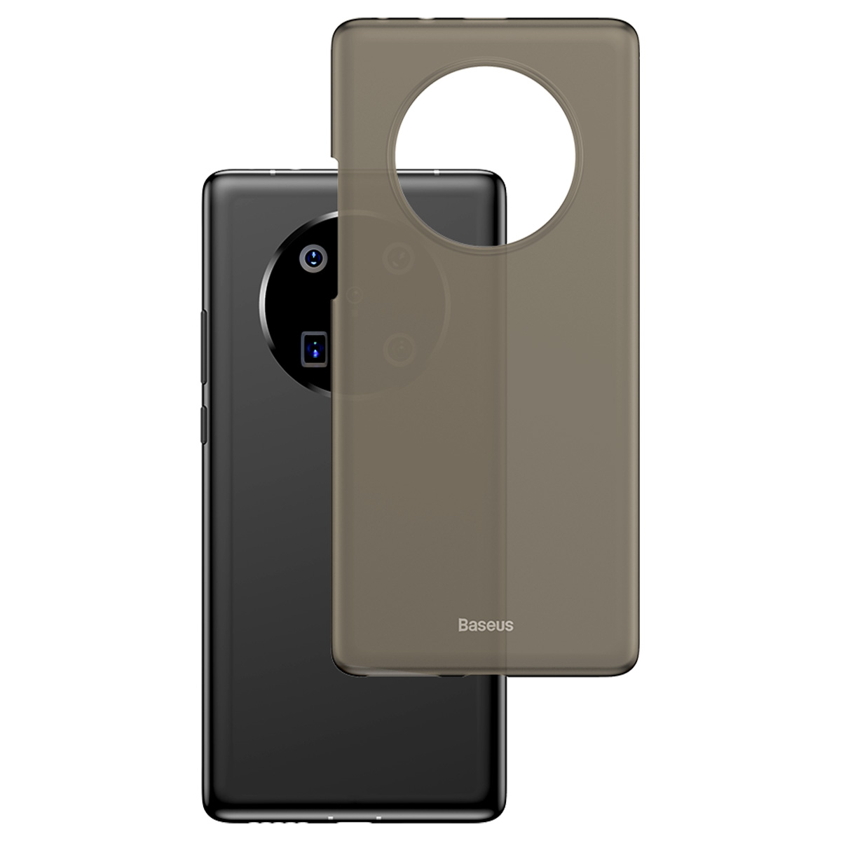 

BASEUS Wing Series Ultra Slim PP Shell Case for Huawei Mate 40 Pro - Transparent Black, Huawei Mate 40 Pro