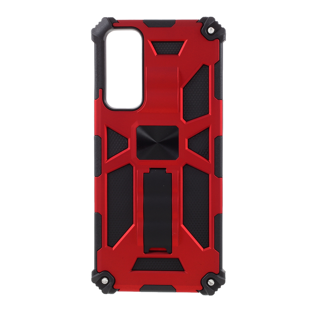

Abnehmbar 2 in 1 Dropdcover PC + TPU -kombination Magnetic Cover Shell Mit Kickstand Für Huawei P Smart 2021/Y7a - Rot, Huawei P smart 2021