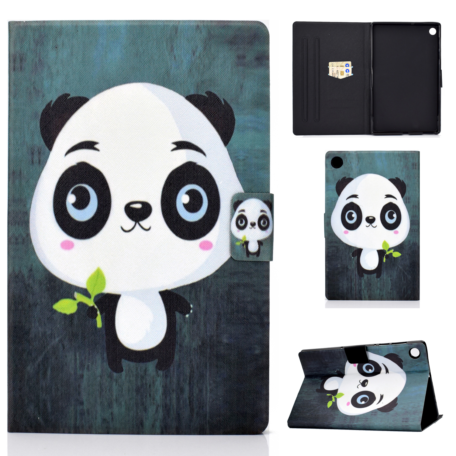 

Musterdrucklederständer Für Huawei Matepad T10S/T10 Tablet Shell - Netter Panda, Huawei MatePad T 10S
