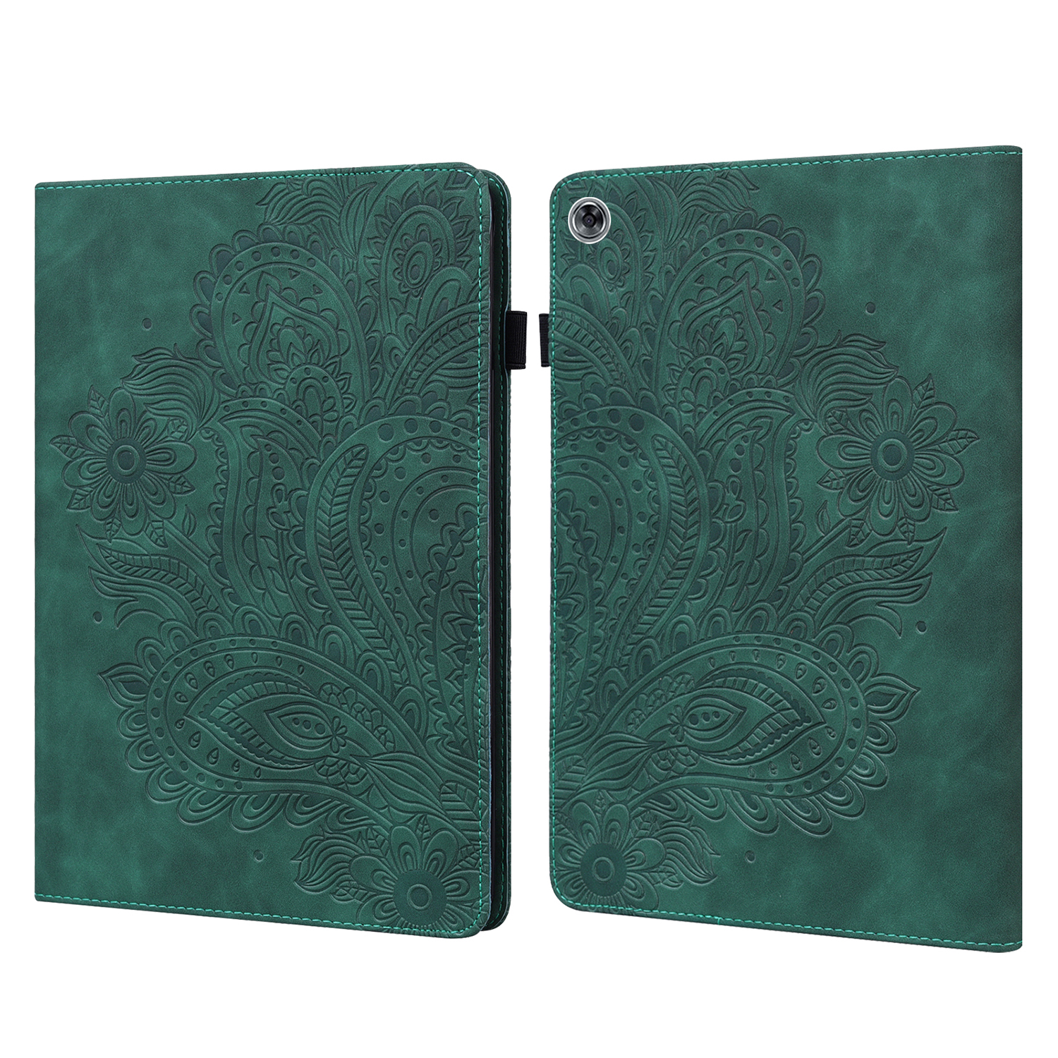 

Herme de Maquette à Fleurs Imprimé Case de Couverture de Tablette de Support Pour Huawei Mediapad M5 Lite 10 - Vert, Huawei Huawei MediaPad M5 lite 10
