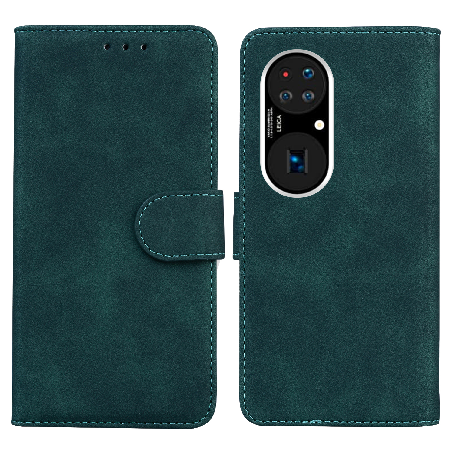 

Protection Flip Flip Cuir Téléphone Avec Support de Portefeuille Pour Huawei P50 - Vert, Huawei Huawei P50