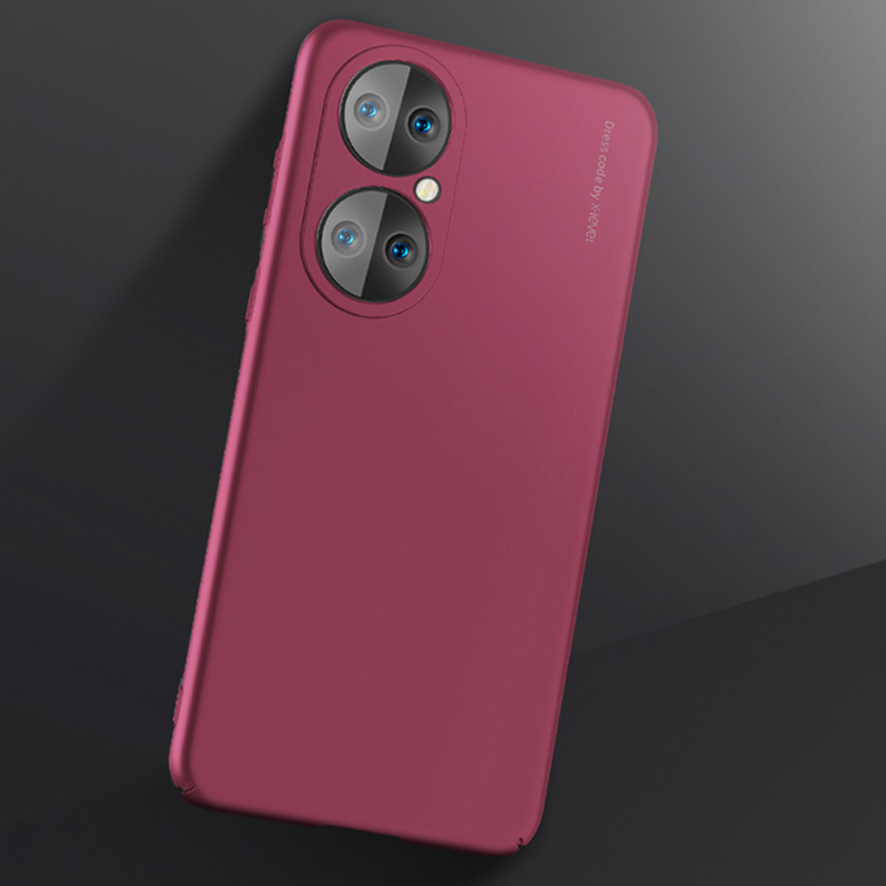 

X-level Knight-serie Ultra-dünner Mattes Hard-pc-telefonabdeckung Für Huawei P50 - Weinrot, Huawei P50 4G