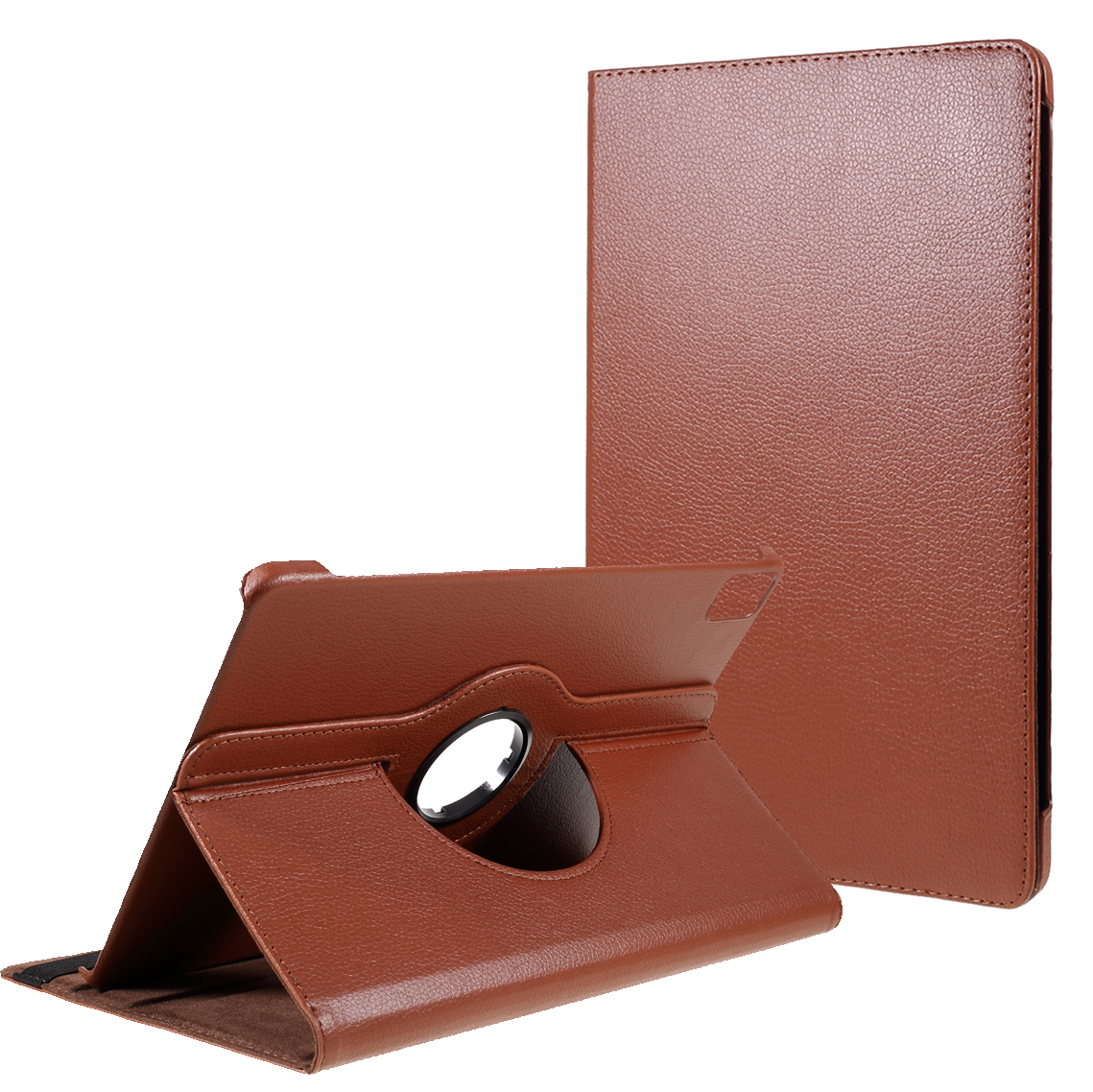 

360 Couvercle de Boîtier en Cuir en Cuir en Rotation Pour Huawei Matepad Pro 12.6 (2021) - Brun, Apple iPad Pro 12.9 (2018)