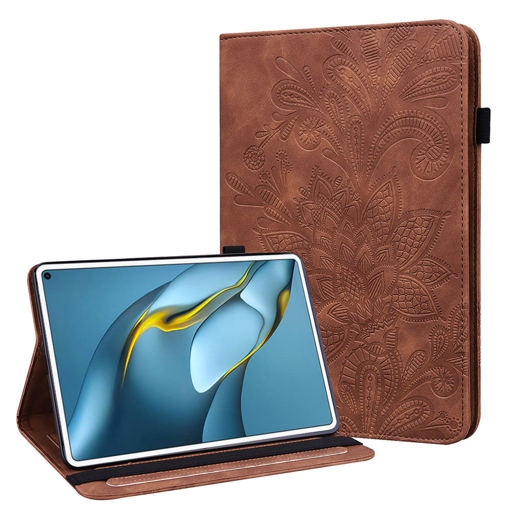 

Impressum Blumenmuster Voller Schutz Der Festbrieftasche PU Leder Tablet Hülle Für Huawei Matepad Pro 10.8 (2021) - Braun, Huawei MatePad Pro 10.8 (2021)